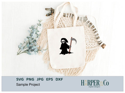 Grim Reaper SVG PNG Cut EPS File SVG HarperNCo 