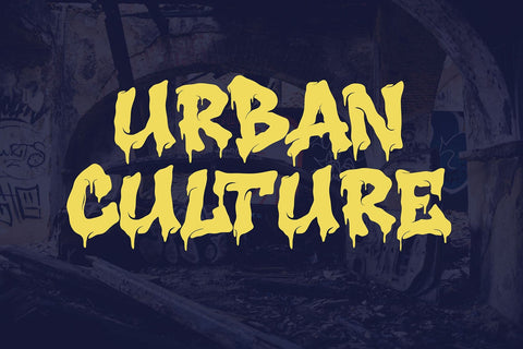 Grime Slime | Melted Graffiti Font with Toxic Flow Font Mozzatype 