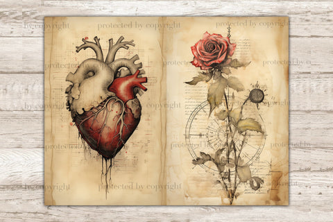 Grimoire Junk Journal Kit | Witch Scrapbook Paper SVG GlamArtZhanna 