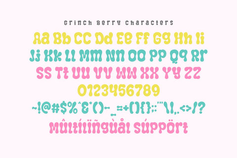 Grinch Berry - Playful Groovy Font Font Masyafi Studio 