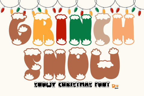 Grinch Snow Font Dm Letter Studio 