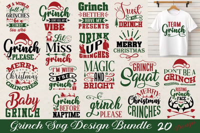 grinch svg design bundle SVG Angelina750 