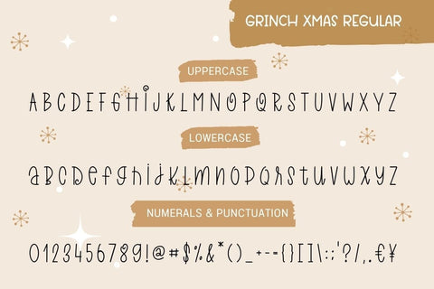 Grinch Xmas - Swirly Christmas Font Family (3 Styles) Font AnningArts Design 