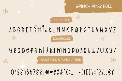 Grinch Xmas - Swirly Christmas Font Family (3 Styles) Font AnningArts Design 