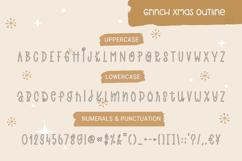 Grinch Xmas - Swirly Christmas Font Family (3 Styles) Font AnningArts Design 