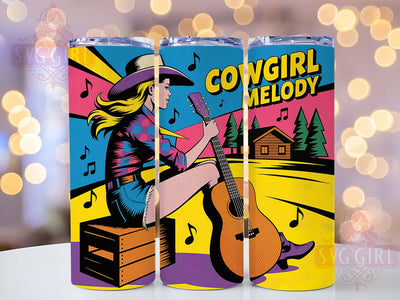 Grit And Grace 20oz Tumbler, Cowgirl Melody Quote, Western Cowgirl Wrap, Rustic Cowgirl Sublimation, 20oz Tumbler Wrap, Sublimation Design PNG, Country Western Gift Sublimation SvggirlplusArt 
