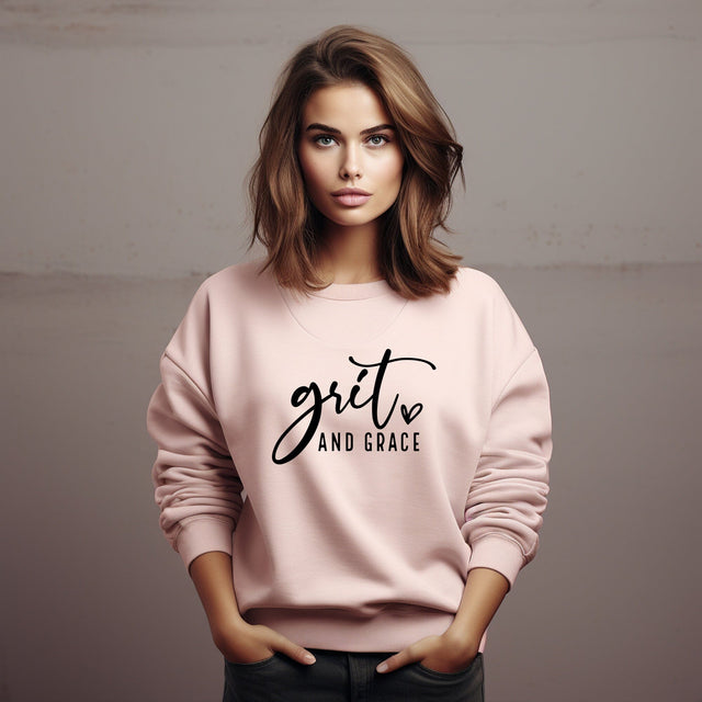 Grit and Grace Svg File, Religious Svg, Inspirational Svg, Motivational Svg, Faith Svg, Self Love Svg, Easter Svg, Worthy Svg, Bible Svg SVG DesignDestine 