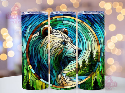 Grizzly Bear 20oz Tumbler Wrap Sublimation Design, Straight Tapered Tumbler Wrap, Bear Tumbler Png, Instant Digital Download Sublimation SvggirlplusArt 
