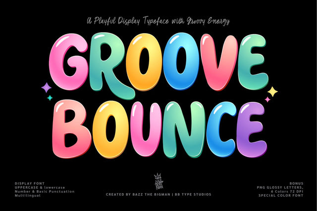 Groove Bounce Font BB Digital Arts 