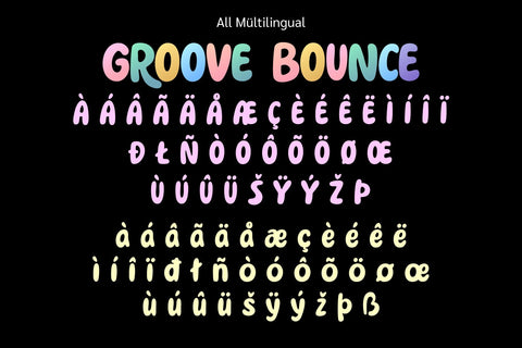 Groove Bounce Font BB Digital Arts 