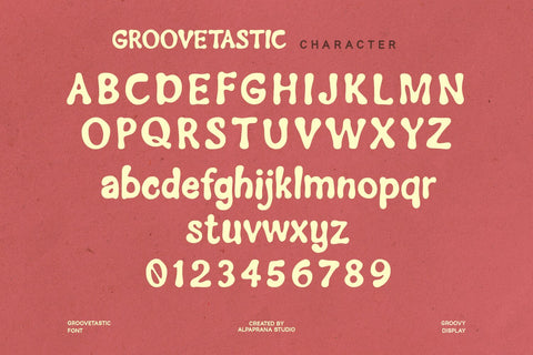 Groovetastic - Groovy Font Font Alpaprana Studio 
