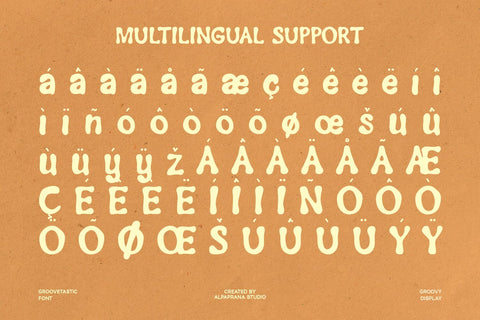 Groovetastic - Groovy Font Font Alpaprana Studio 