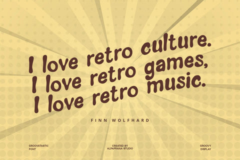 Groovetastic - Groovy Font Font Alpaprana Studio 