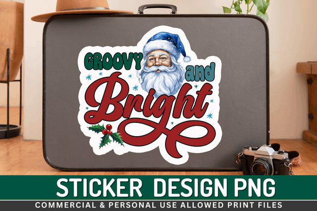 Groovy and bright Stickers Design Sublimation Regulrcrative 