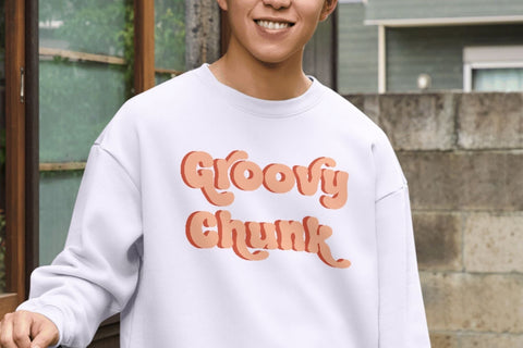 Groovy Chunk – Playful Retro Display Font with Alternates Font AnningArts Design 