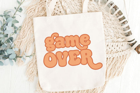 Groovy Chunk – Playful Retro Display Font with Alternates Font AnningArts Design 