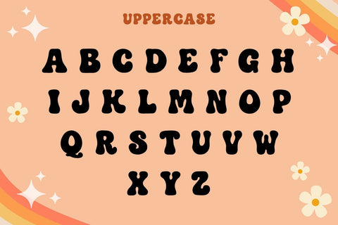 Groovy Chunk – Playful Retro Display Font with Alternates Font AnningArts Design 