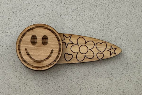 Groovy Clips Laser SVG Hair Clip SVG Crafting With Brenna 