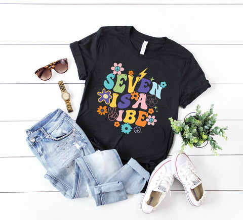 Groovy Family SVG Bundle, groovy sister svg, groovy dad svg, Seven is a vibe svg, Twelve is a vibe png, Groovy mama png, Ten is a vibe png SVG Dinvect 