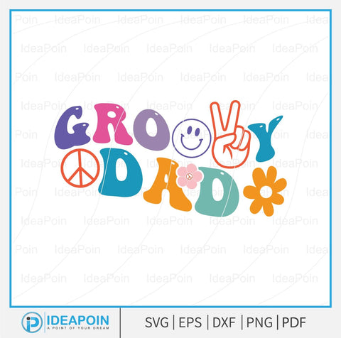 Groovy Family SVG Bundle, groovy sister svg, groovy dad svg, Seven is a vibe svg, Twelve is a vibe png, Groovy mama png, Ten is a vibe png SVG Dinvect 