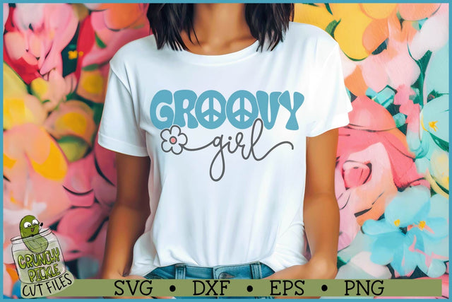 Groovy Girl SVG File SVG Crunchy Pickle 