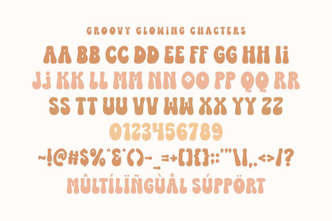 Groovy Glowing - Adorable Groovy Font Font Masyafi Studio 