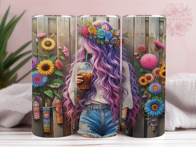 Groovy Hippie 20oz Tumbler Wrap PNG, Groovy Tumbler Png, Straight & Tapered Tumbler Wrap, Instant Digital Download Sublimation Li Zamperini 