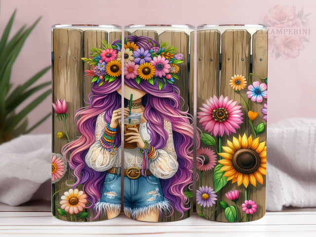 Groovy Hippie 20oz Tumbler Wrap PNG, Groovy Tumbler Png, Straight & Tapered Tumbler Wrap, Instant Digital Download Sublimation Li Zamperini 