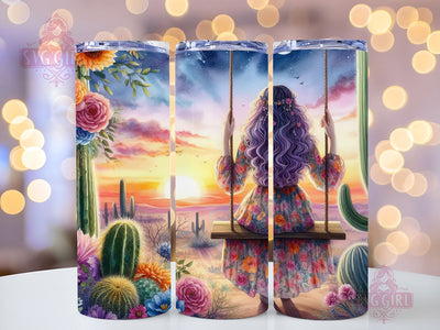 Groovy Hippie 20oz Tumbler Wrap Sublimation Design, Straight Tapered Tumbler Wrap, Hippie Girl Tumbler Png, Instant Digital Download Sublimation SvggirlplusArt 