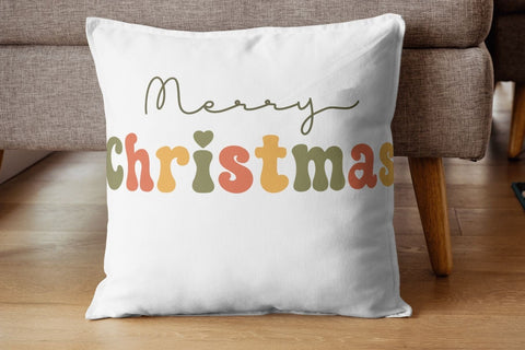 Groovy Mistletoe Font Duo | Retro Display Script Font Font AnningArts Design 