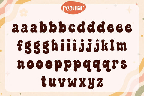 Groovy Mistletoe Font Duo | Retro Display Script Font Font AnningArts Design 