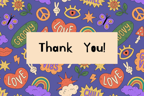 Groovy Psychedelic Seamless Pattern Digital Pattern Rin Green 