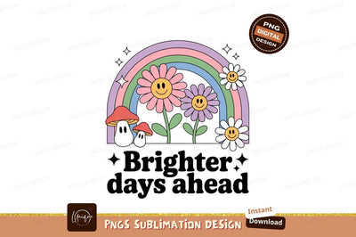 Groovy Rainbow Flowers Mushrooms Stars smiley Sublimation Designangry 
