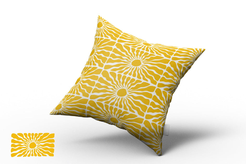 Groovy retro abstract sun rectangle svg - So Fontsy