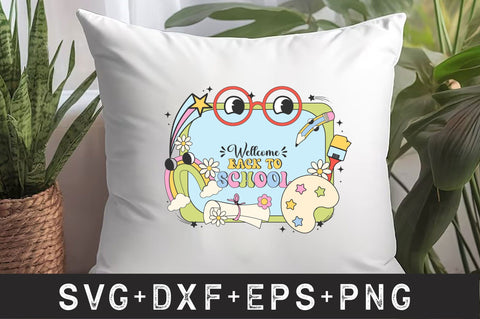 Groovy Retro Back to School Bundle SVG Rupkotha 