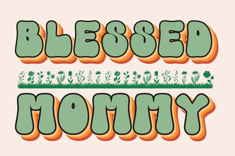 GROOVY STYLE Font Mozarella 