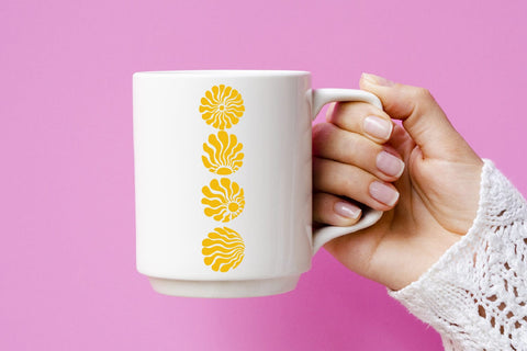 groovy sun round. Organic doodle shapes svg SVG dadan_pm 