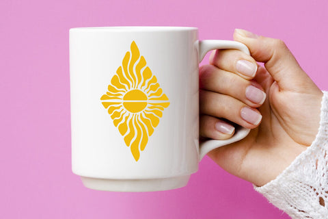 groovy sun round triangle. Organic doodle shapes svg SVG dadan_pm 