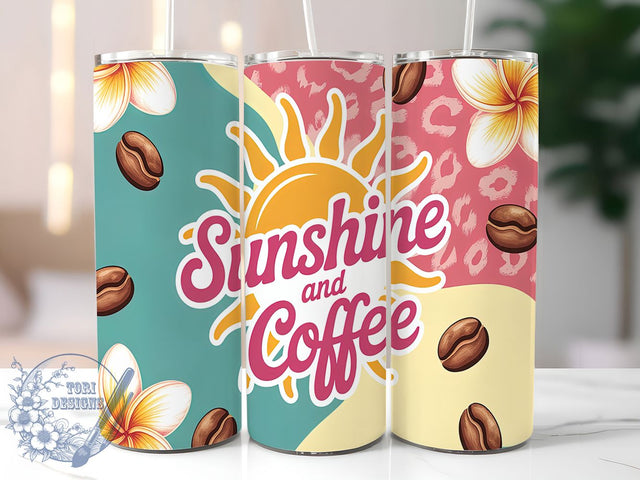 Groovy Tie Dye Coffee Tumbler Wrap, Colorful Coffee Design, Hippie Coffee Tumbler, Rainbow Coffee Gift, Boho Coffee Pattern, Bright Morning Design, Groovy Coffee Art Sublimation ToriDesigns 