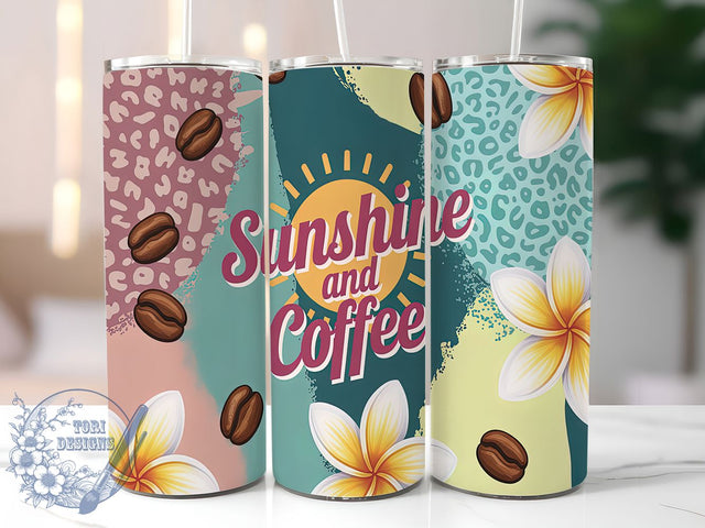 Groovy Tie Dye Coffee Tumbler Wrap, Colorful Coffee Design, Hippie Coffee Tumbler, Rainbow Coffee Gift, Boho Coffee Pattern, Bright Morning Design, Groovy Coffee Art Sublimation ToriDesigns 