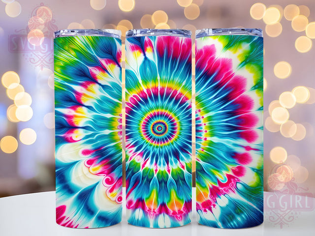 Groovy Tie Dye Rainbow Tumbler Wrap, Colorful Tumbler Wrap, 20oz Sublimation Design, Groovy Tumbler Wrap, Rainbow Tumbler Design, Hippie Style Tumbler, Vibrant Tumbler Wrap Sublimation SvggirlplusArt 