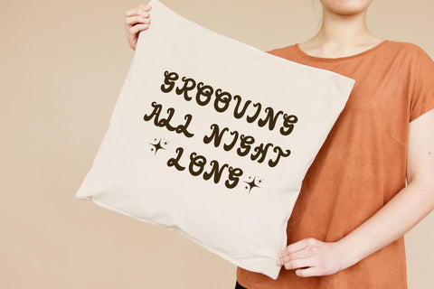 Groovy Tunes - Bold Retro Script Font Font Masyafi Studio 