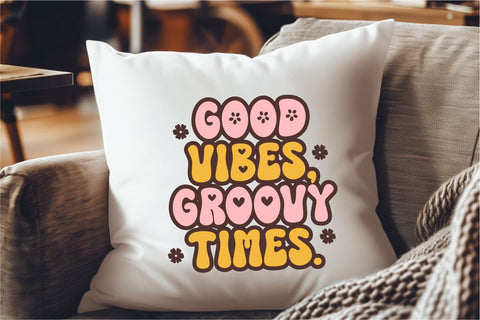 Groovy Vibes - Cute Retro Font Font Masyafi Studio 
