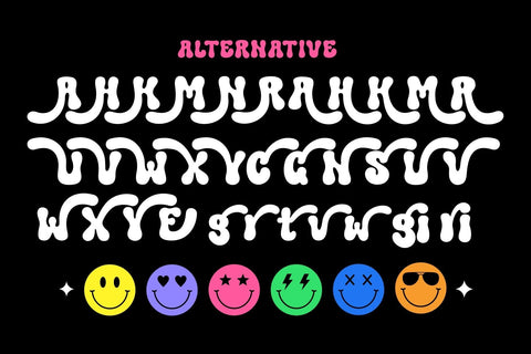 Grove - Retro Groovy Font Font Jozoor 