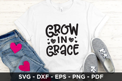 Grow in Grace - Faith SVG Cut File SVG CraftLabSVG 
