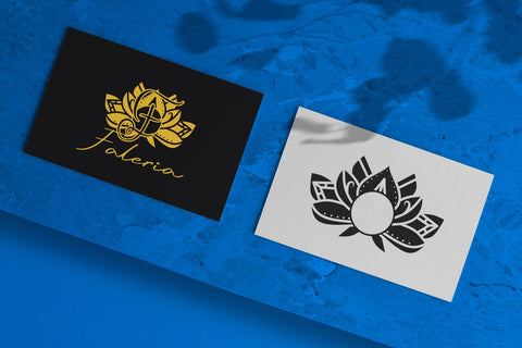 Grow Lotus Mandala Monogram Font Dm Letter Studio 