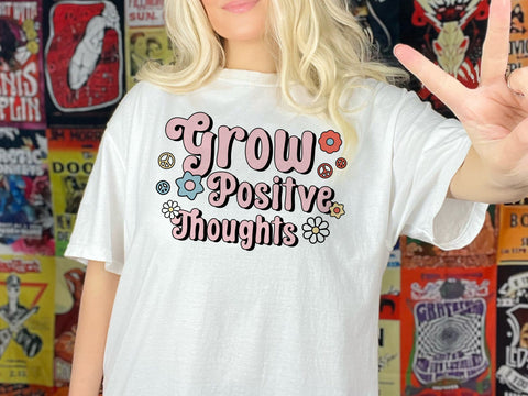 Grow Positive Thoughts svg, png SVG Caffeinated SVGs 