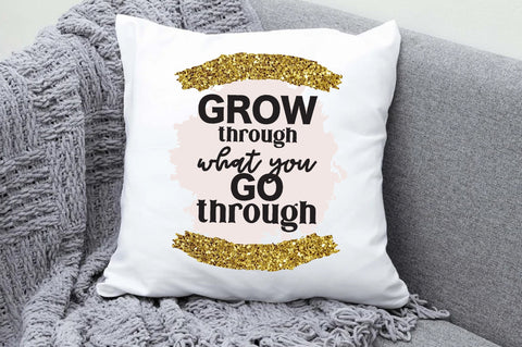 Grow Through What You Go Through, Retro Motivational Png, Png File, Digital Download, Tshirt Design, Positivity, Sublimation, Mental Health Sublimation Jagonath Roy 