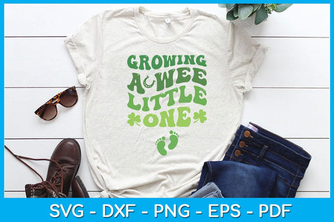 Growing A Wee Little One SVG PNG PDF Cut File SVG Creativedesigntee 