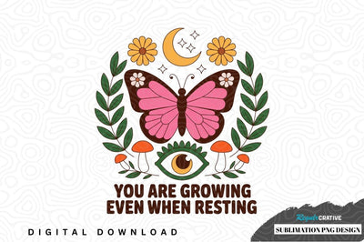 Growing butterfly sublimation png design Sublimation Regulrcrative 